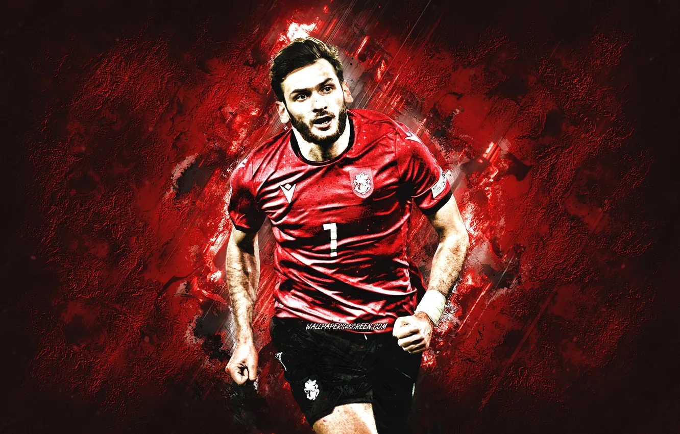 Photo wallpaper football, soccer, Georgia, Khvicha Kvaratskhelia, Fourth, Khvicha, Kvaratskhelia