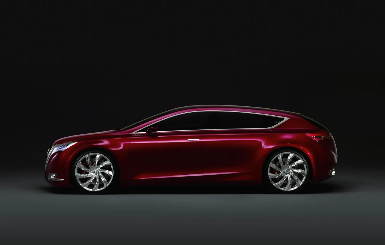 Photo wallpaper kizashi, suzuki, the concept car, Suzuki Kizashi Concept, side view, Concept, 2007
