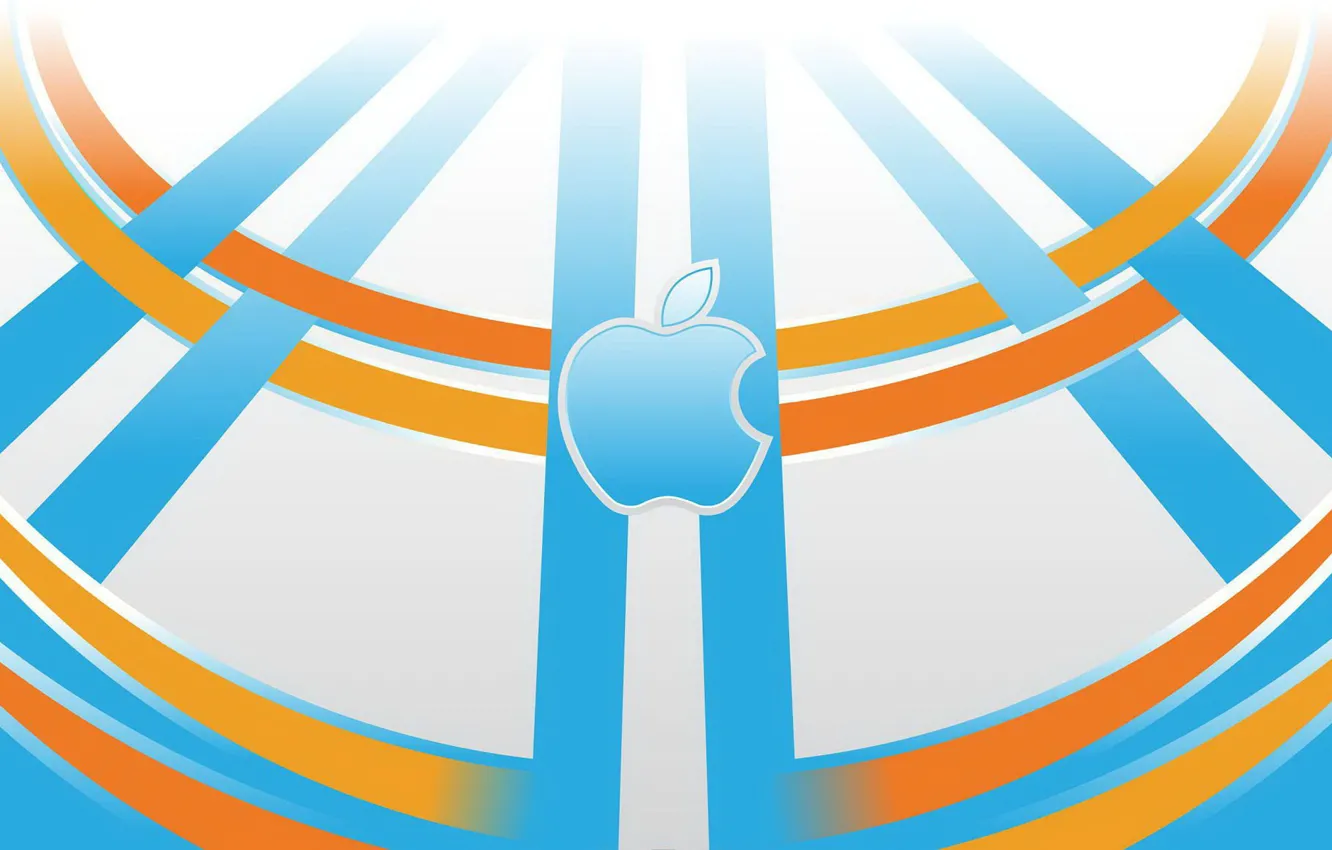 Photo wallpaper computer, apples, apple, phone, laptop, emblem, gadget