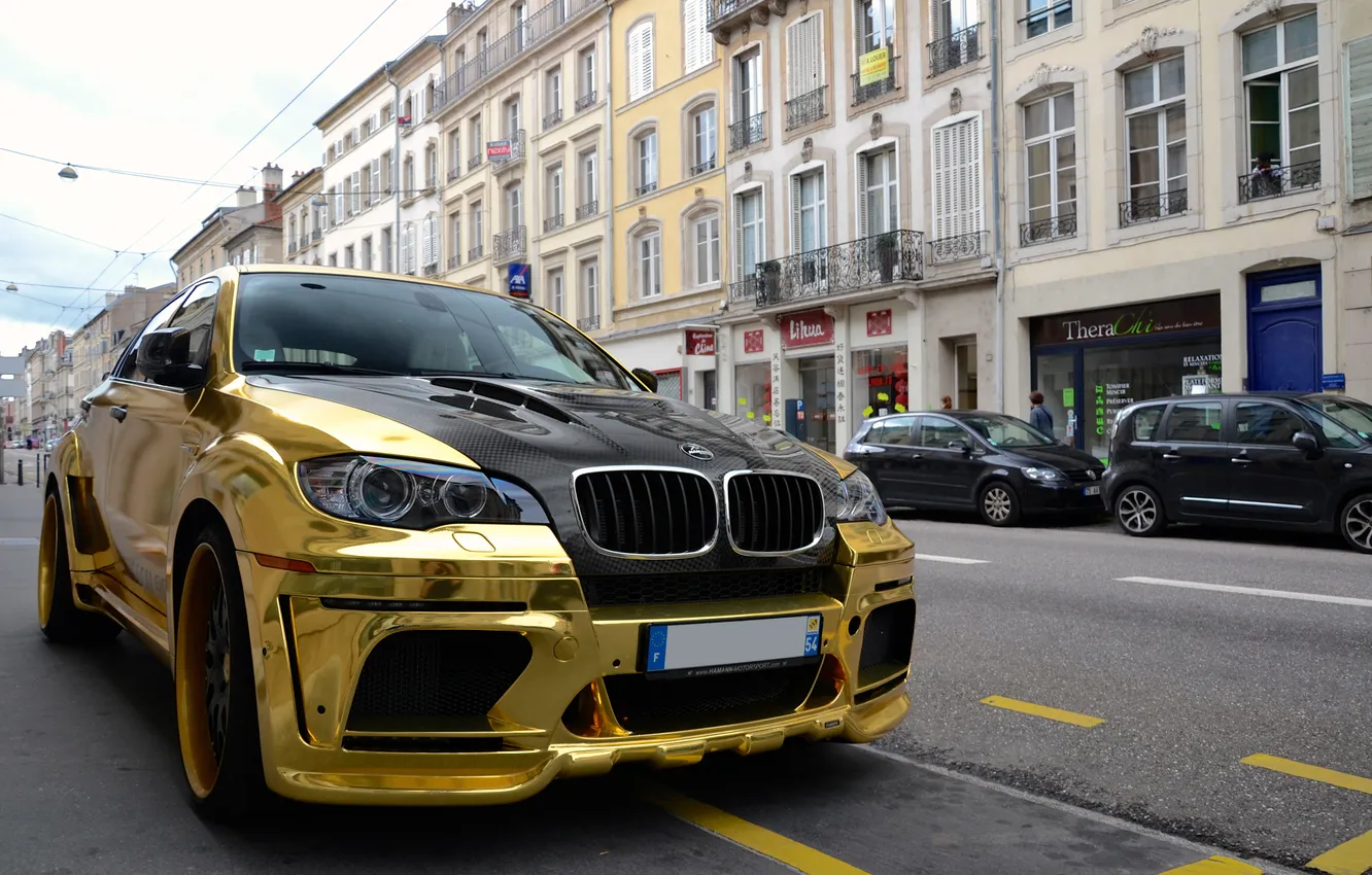 Photo wallpaper gold, BMW, BMW, Hamann, tuning, Gold, Tycoon EVO M