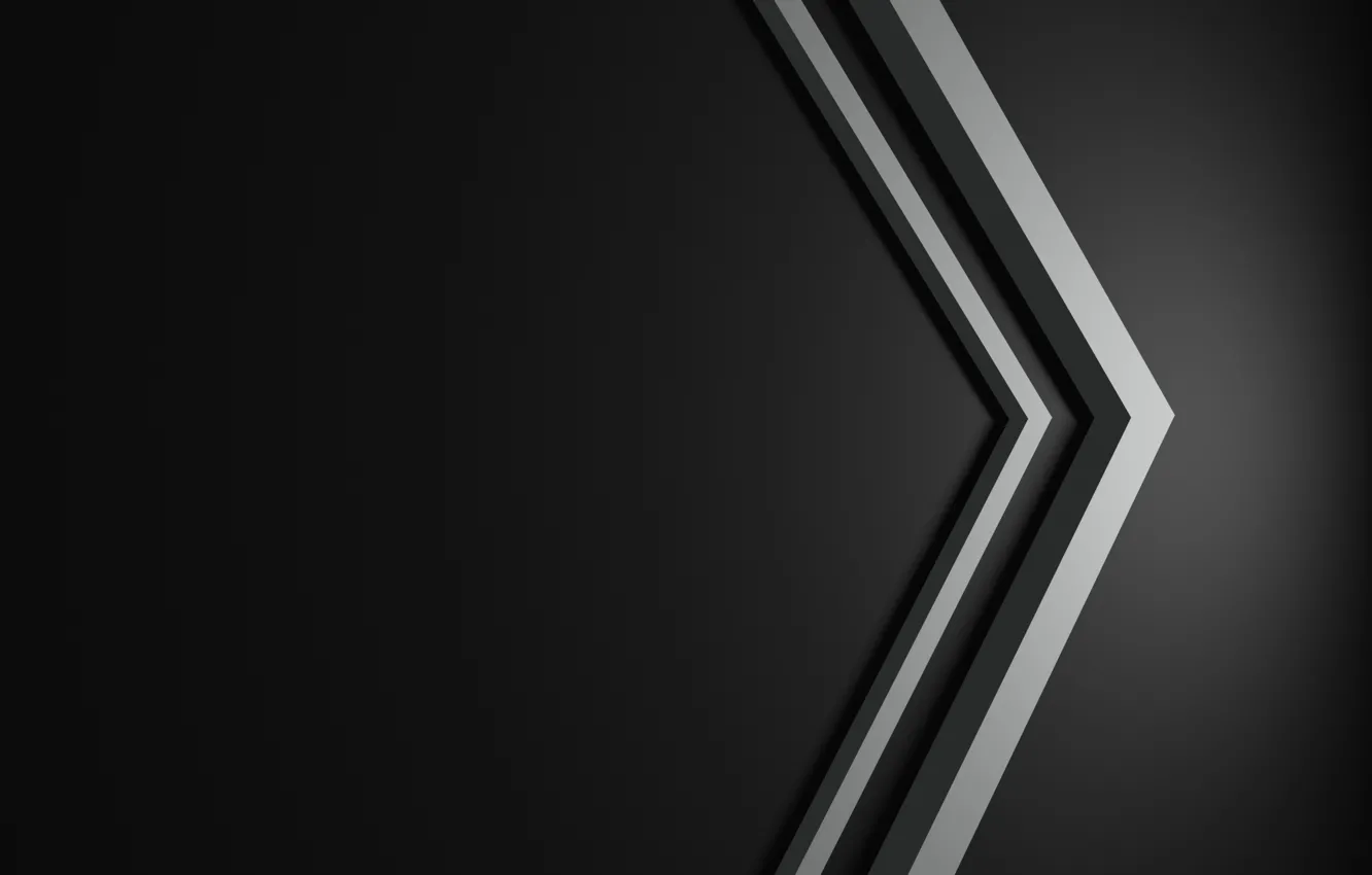 Photo wallpaper Line, black background, Minimalism