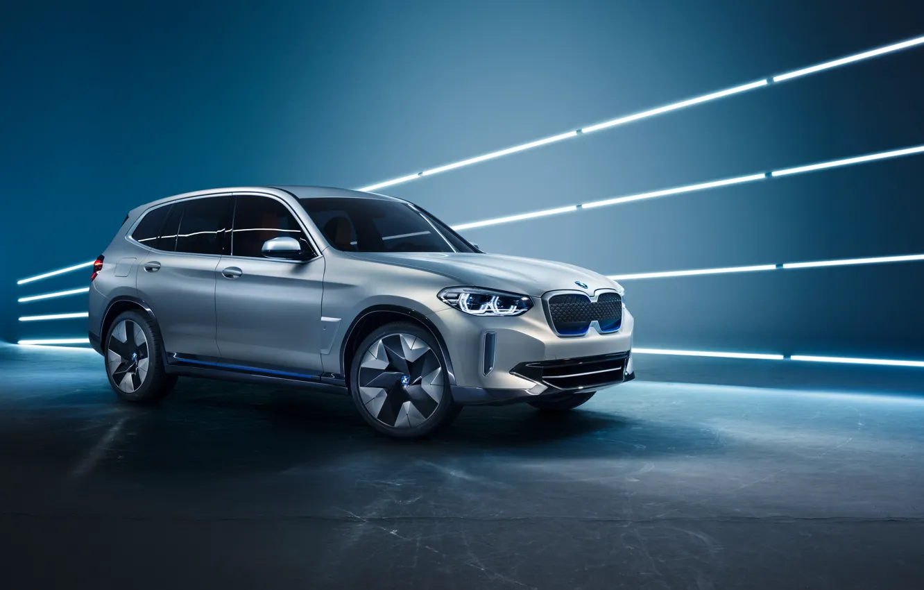 Photo wallpaper Concept, side view, 2018, electrocreaser, BMW iX3