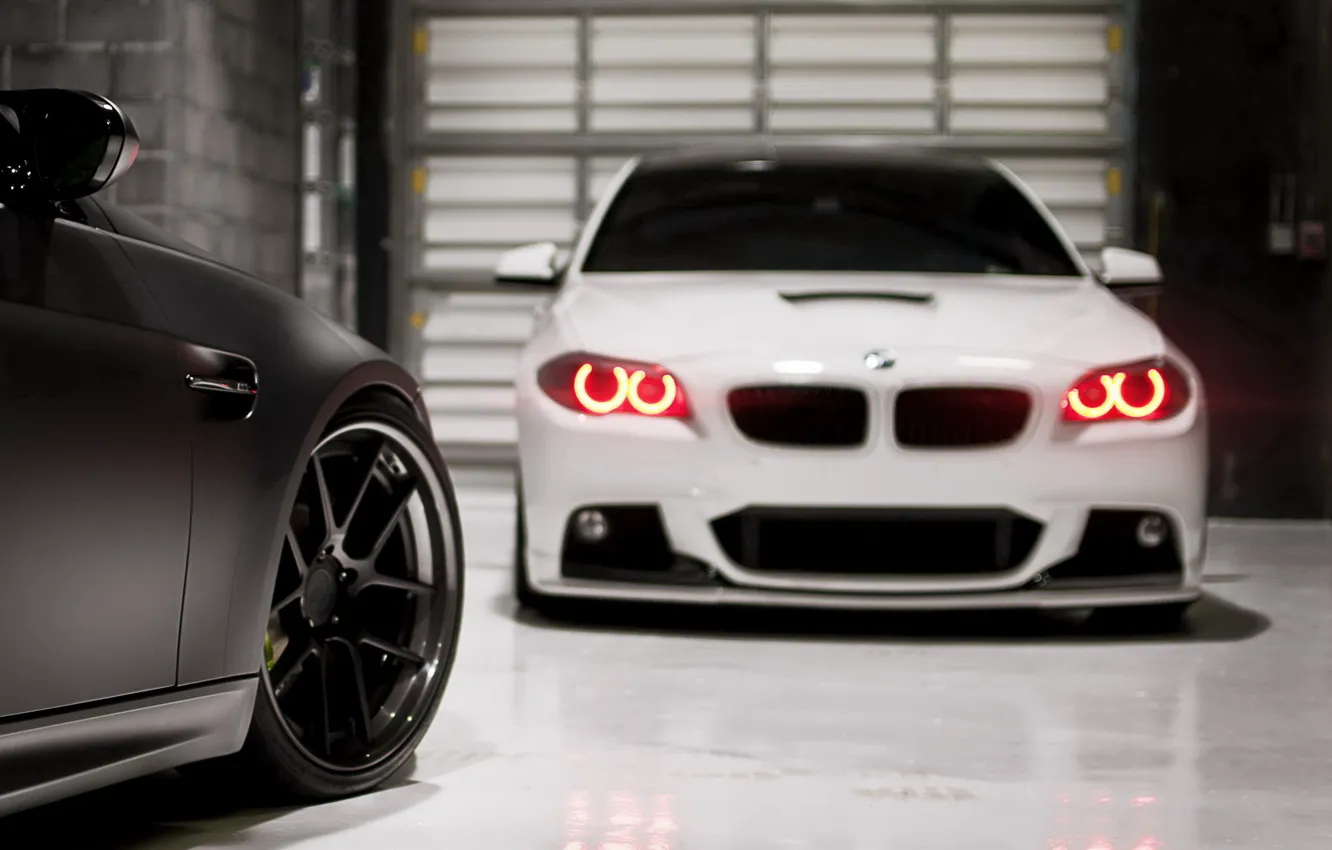 Photo wallpaper tuning, BMW, garage, bmw m3