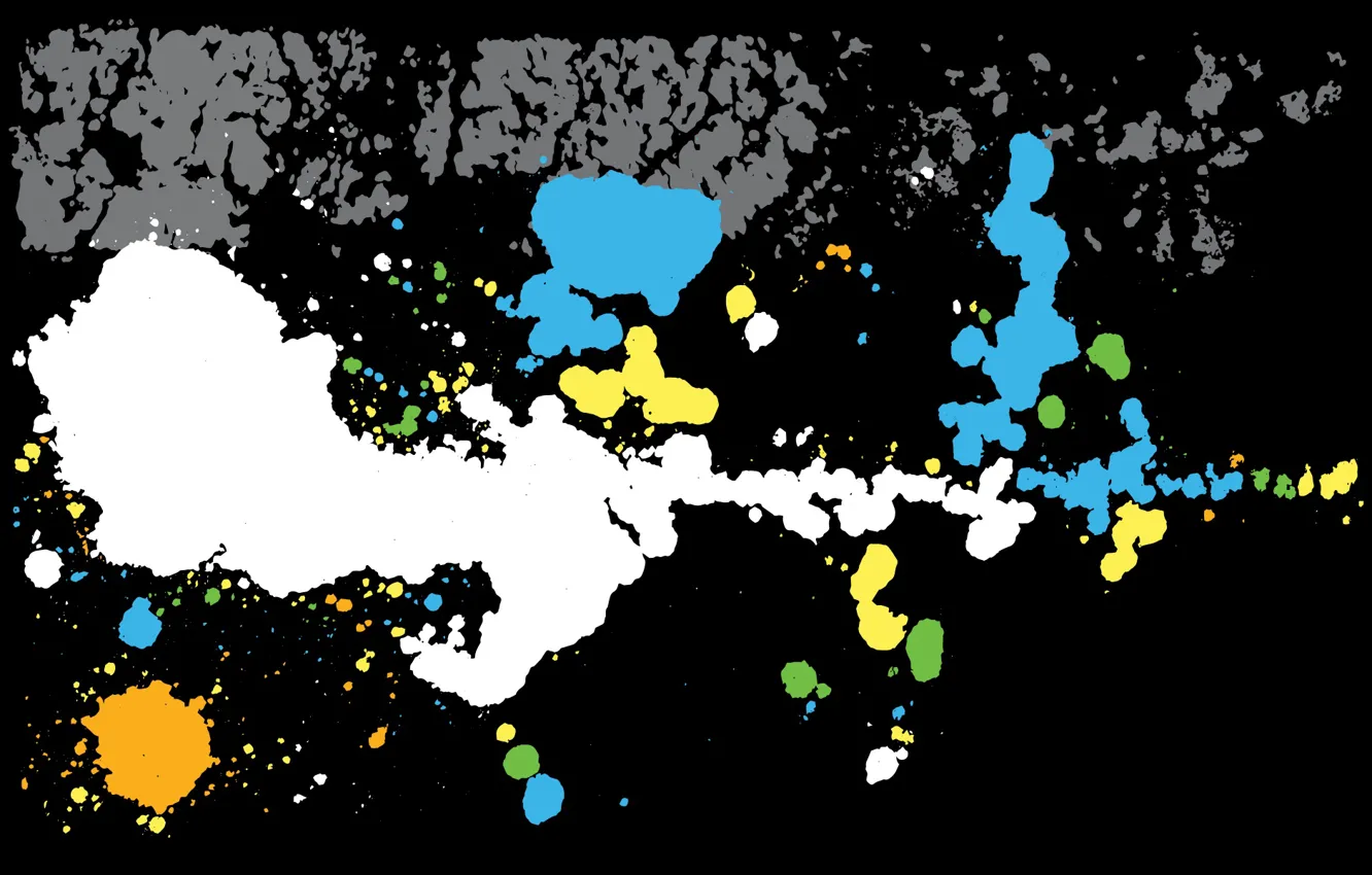 Photo wallpaper abstraction, vector, spot, computer graphics, vector graphics, multicolored