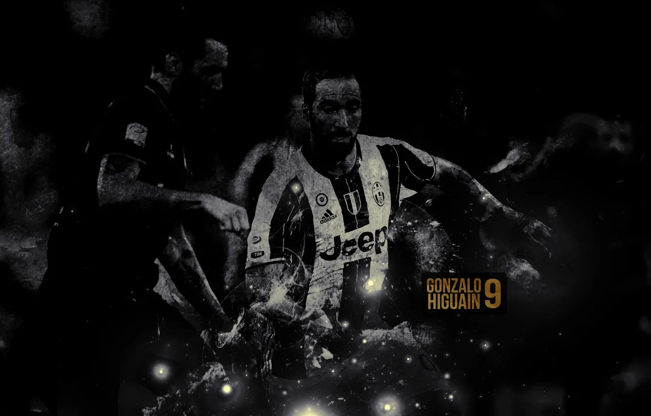 Photo wallpaper wallpaper, sport, football, player, Gonzalo Higuain, Juventus FC