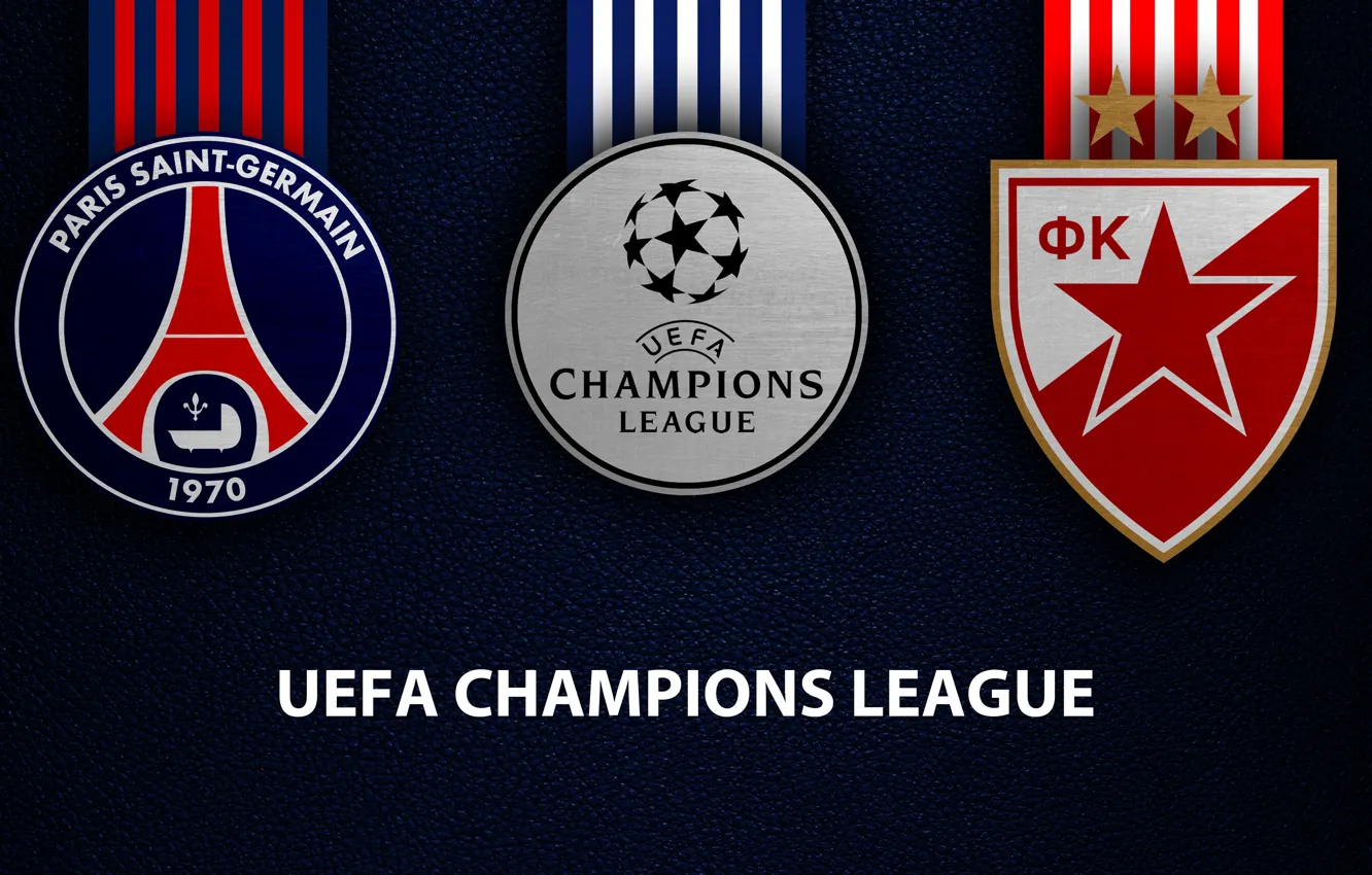 Photo wallpaper wallpaper, logo, football, Sport, PSG, UEFA Champions League, Paris Saint-Germain, PSG vs Red Star Belgrade