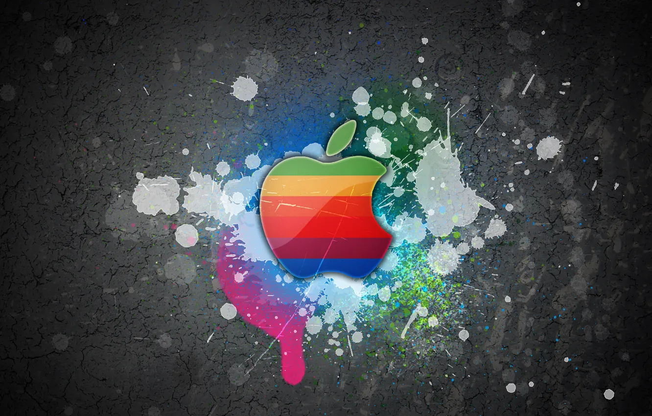 Photo wallpaper Apple, Apple, mac