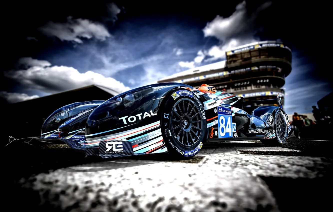 Photo wallpaper rendering, The Mans, sports car, Morgan, WEC, Benoit Fraylon, by Benoit Fraylon, SRT41 LMP2