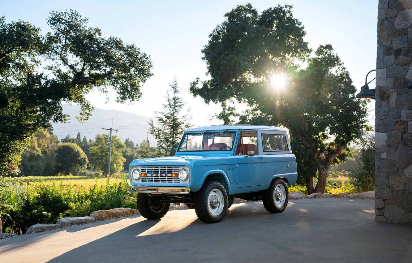 Photo wallpaper Ford, 1974, Bronco, Ford Bronco