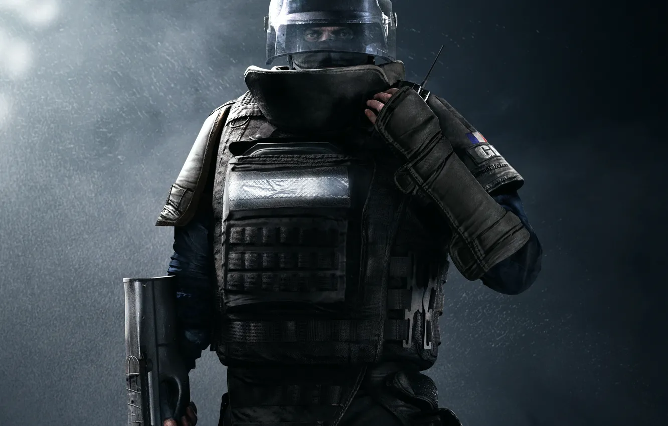 Photo wallpaper Ubisoft, Game, Tom Clancy's Rainbow Six: Siege, GIGN Rook, TheVideoGamegallery.com