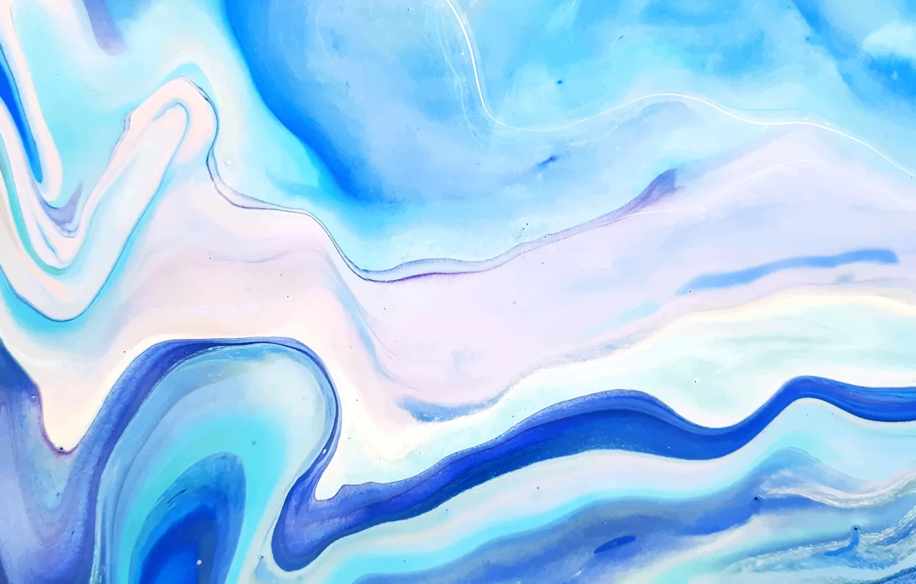 Photo wallpaper white, line, blue, abstraction, strip, blue, paint, color