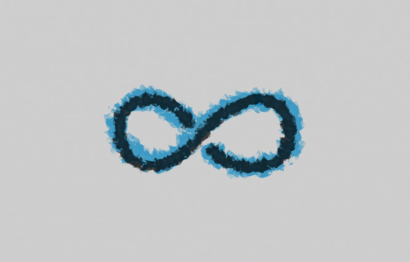 Photo wallpaper love, pain, siniva, infinity, minimalism