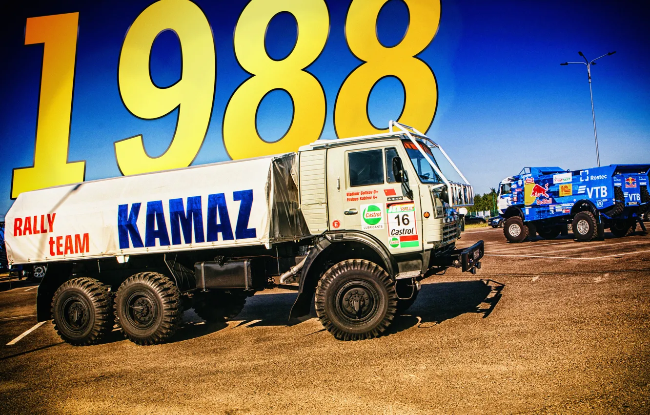 Photo wallpaper machine, auto, Master, Truck, "KAMAZ-master", Sports team "KAMAZ-master", Master, Rally