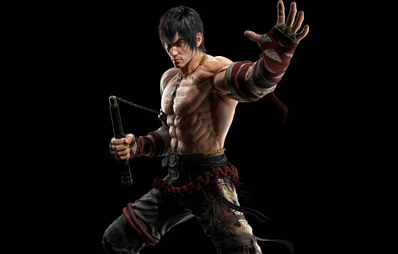 Photo wallpaper games, kung fu, nunchuck, tekken, Marshall Law, Game Art, Bandai Namco Entertainment, Official Art
