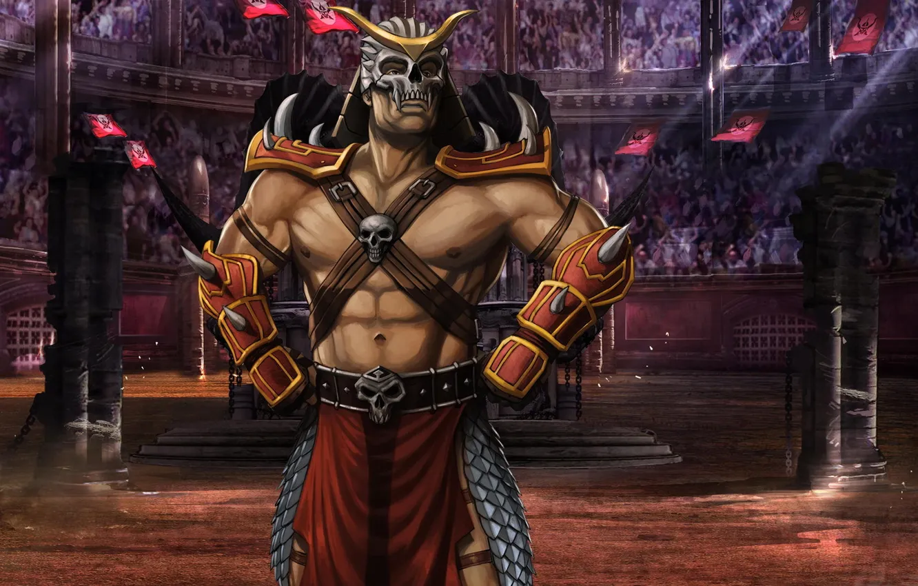 Photo wallpaper arena, Mortal Kombat, Shao Kahn, MK 9
