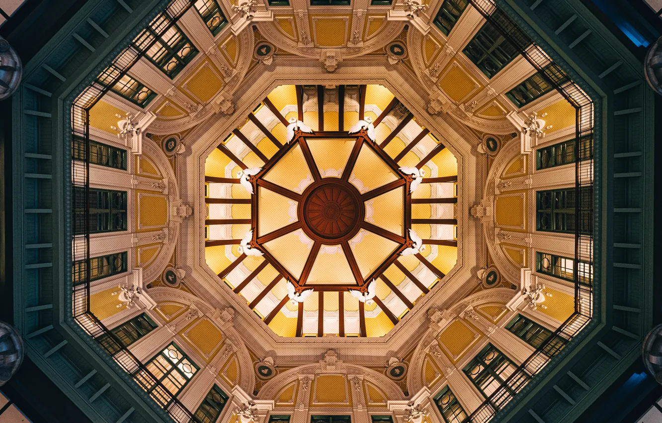 Photo wallpaper roof, the ceiling, temple, the dome