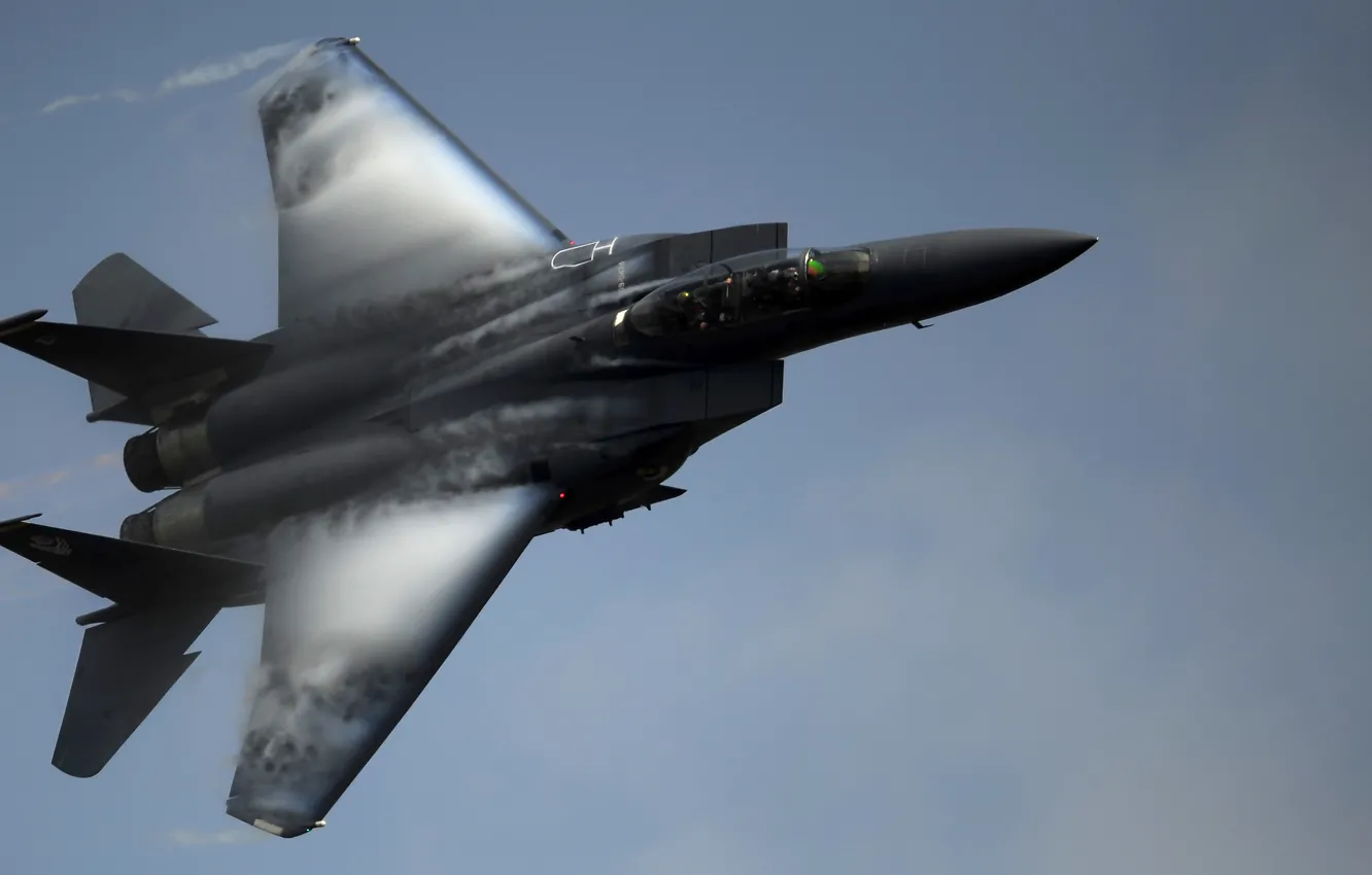 Photo wallpaper the sky, fighter, Eagle, F-15E, McDonnell Douglas