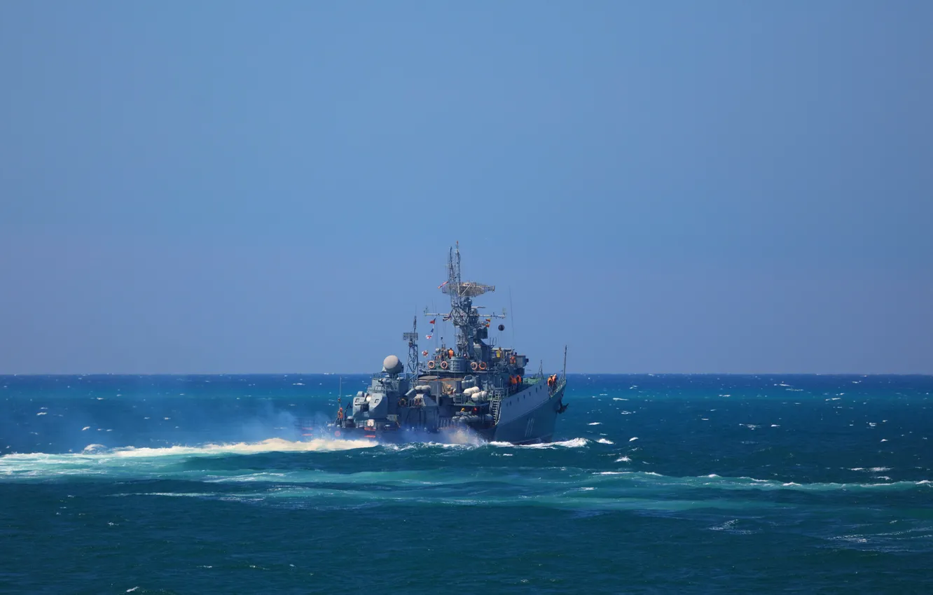 Photo wallpaper ship, the black sea, Navy, anti-submarine, small, suzdalets, project 1124m