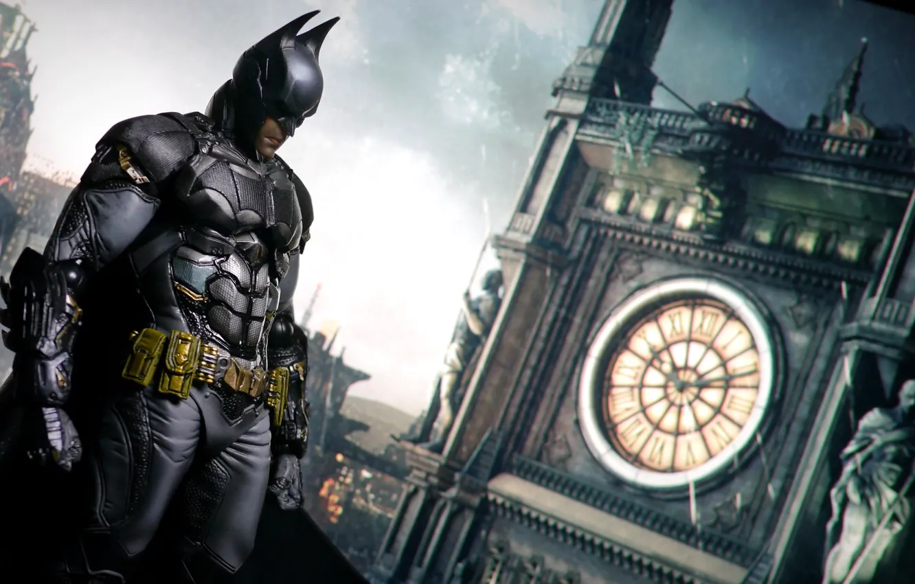 Photo wallpaper the city, watch, Batman, DC Comics