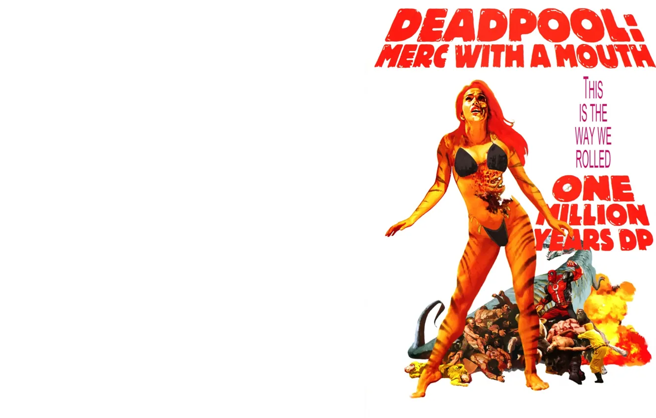 Photo wallpaper Deadpool, Marvel, Deadpool, comic, Comics, Wade Wilson, Marvel, Wade Wilson