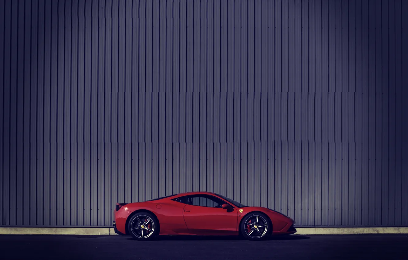 Photo wallpaper Red, Ferrari, Italy, Ferrari, Red, 458, italia, Speciale