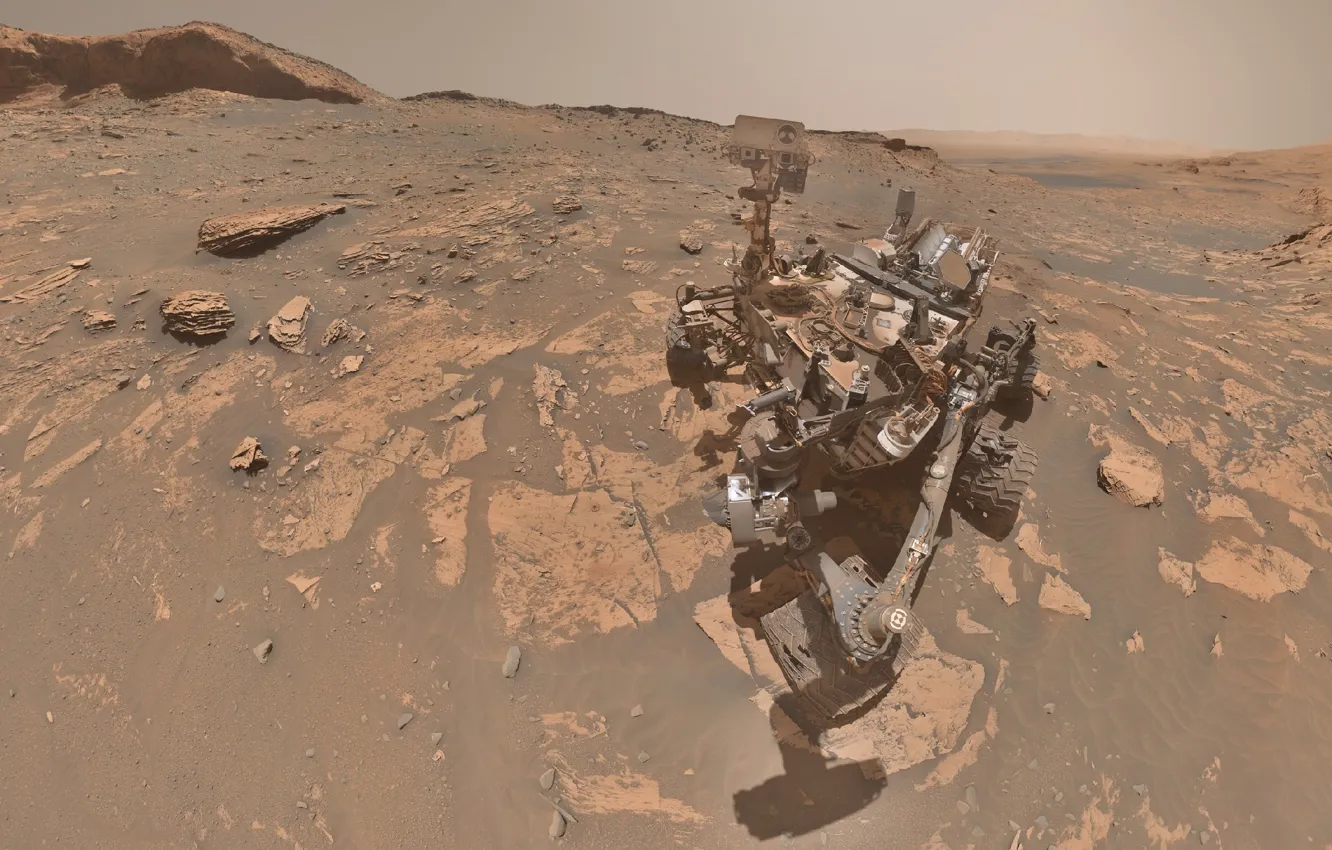 Photo wallpaper space, NASA, Mars, Curiosity
