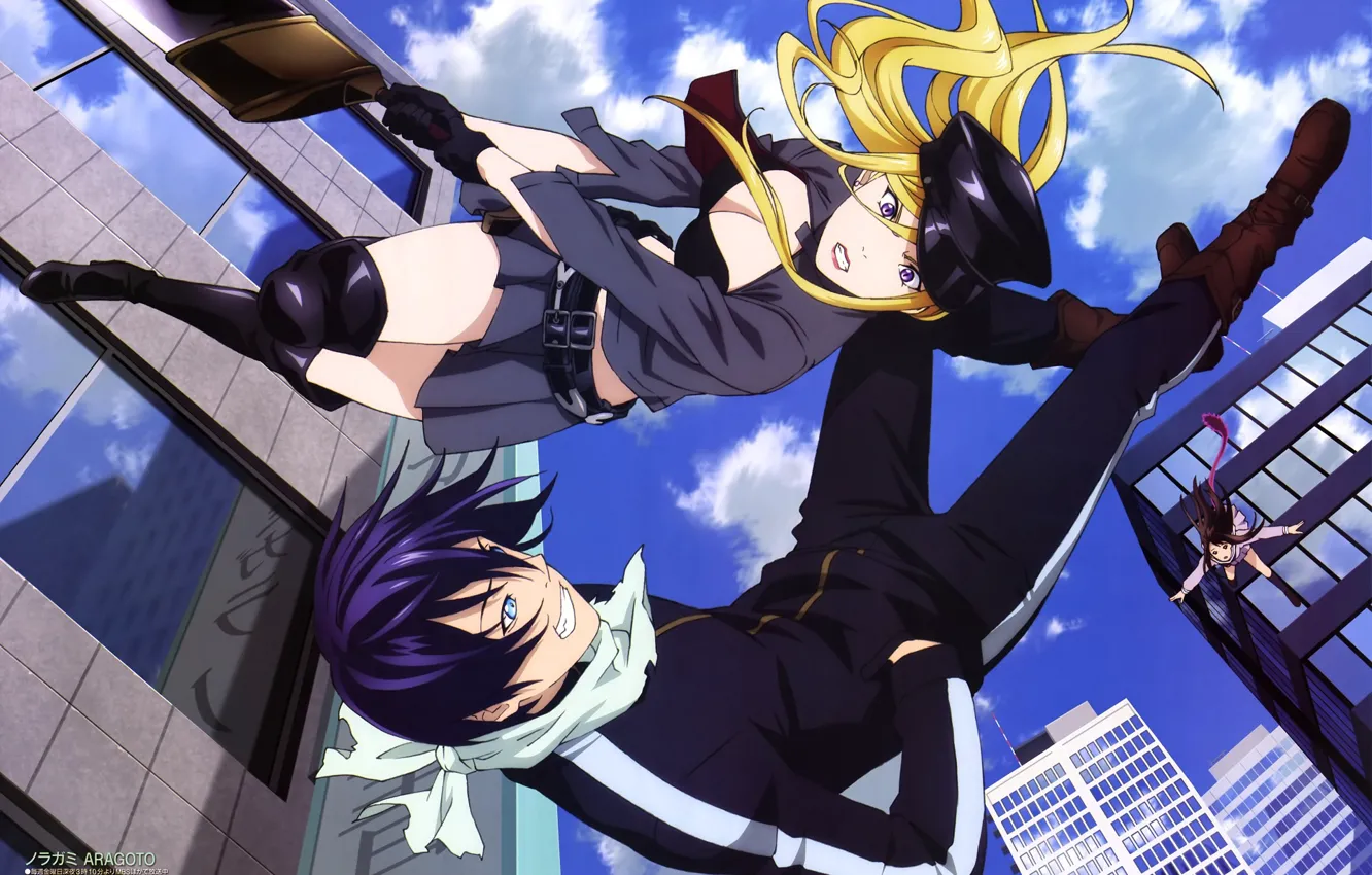 Photo wallpaper anime, art, guy, A Homeless God, Yato, Noragami Aragoto