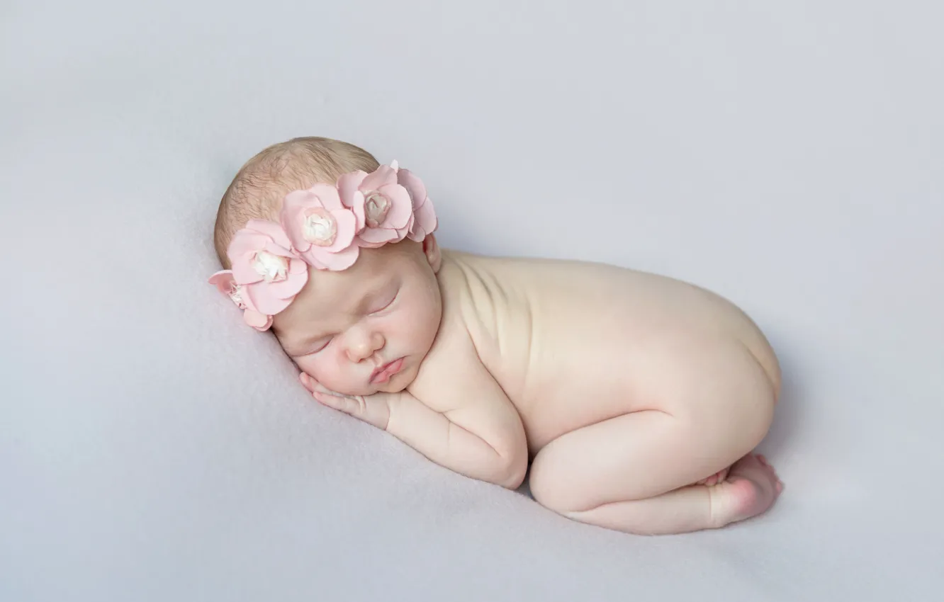 Photo wallpaper sleep, baby, newborn