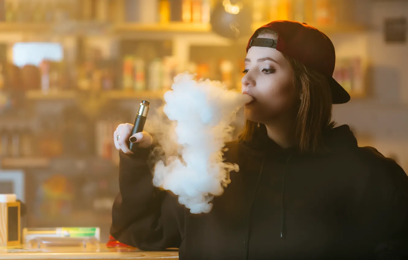 Photo wallpaper smoke, Steam, electronic cigarette