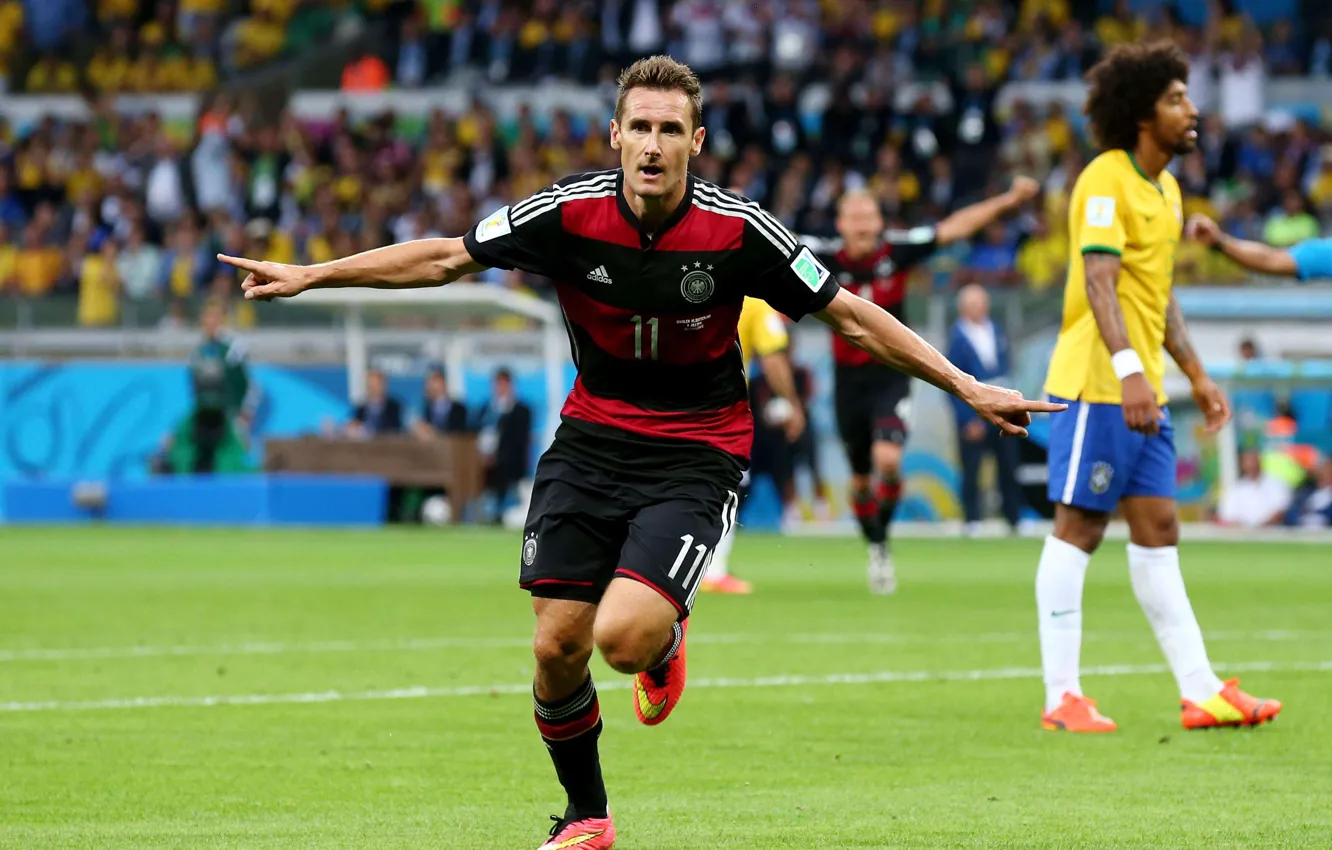 Photo wallpaper football, Germany, Brazil, legend, player, Germany, goal, football