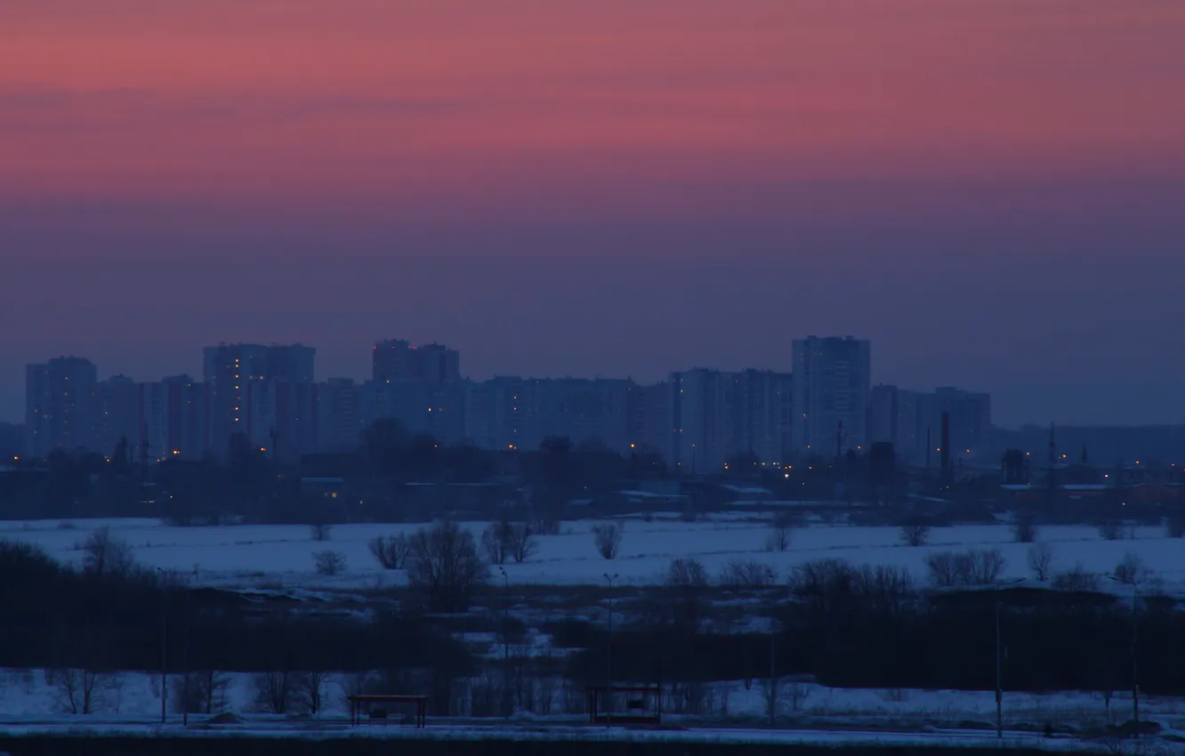 Photo wallpaper the sky, the city, building, home, spring, the evening, Russia, architecture