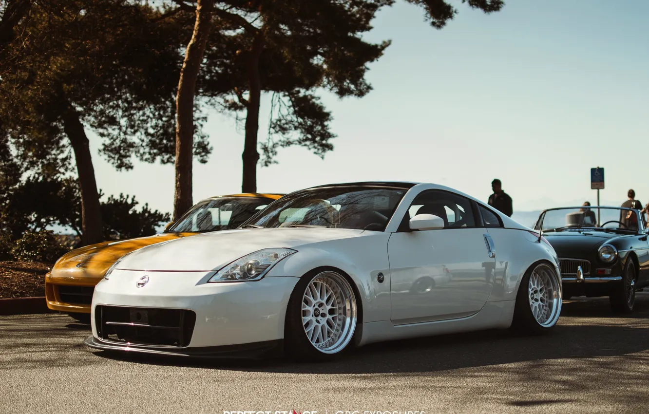 Photo wallpaper Japan, Nissan, Honda, 350z, tuning, S2000, custom, low