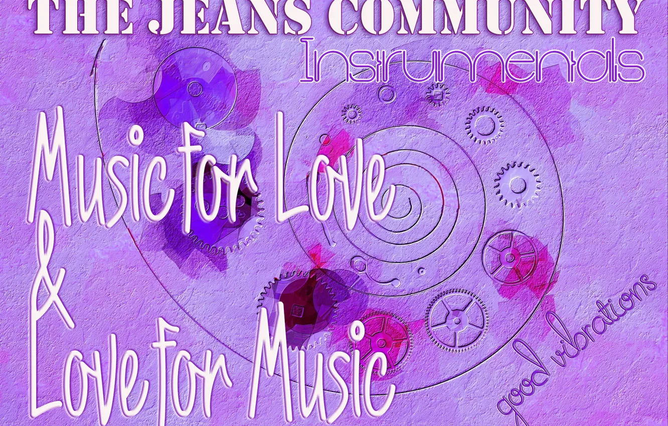 Photo wallpaper music, love, the jeans community, Kide Fotoart
