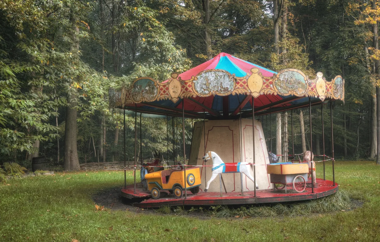 Photo wallpaper nature, background, Lost Carrousel