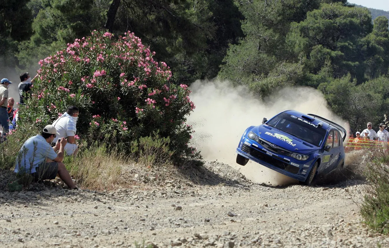 Photo wallpaper Subaru, STI, WRC, Solberg