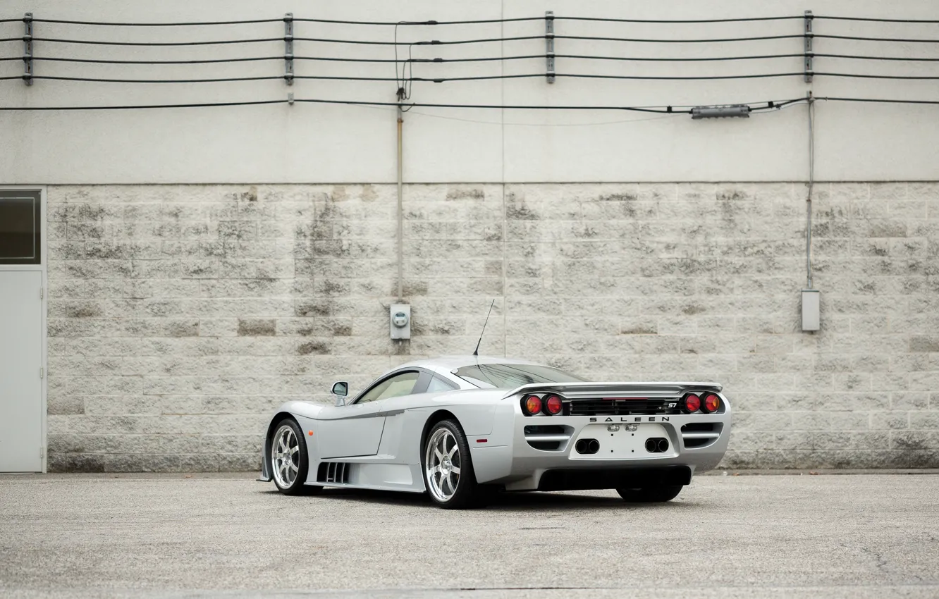 Photo wallpaper Saleen, rear view, Saleen S7, S7