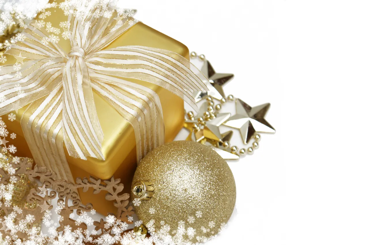 Photo wallpaper balls, decoration, holiday, new year, Christmas, Christmas, New Year