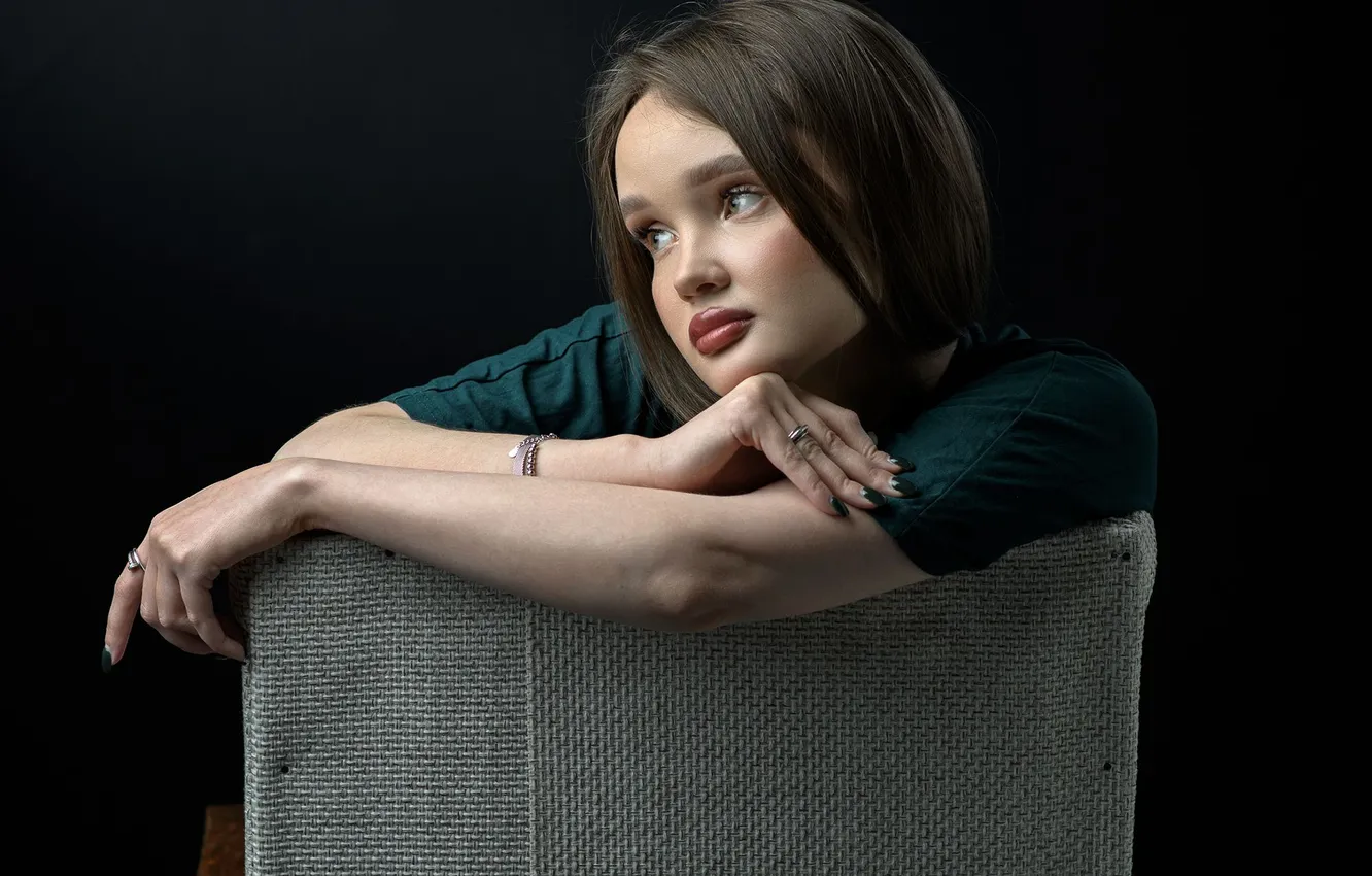 Photo wallpaper girl, portrait, Evgeny Kozlov