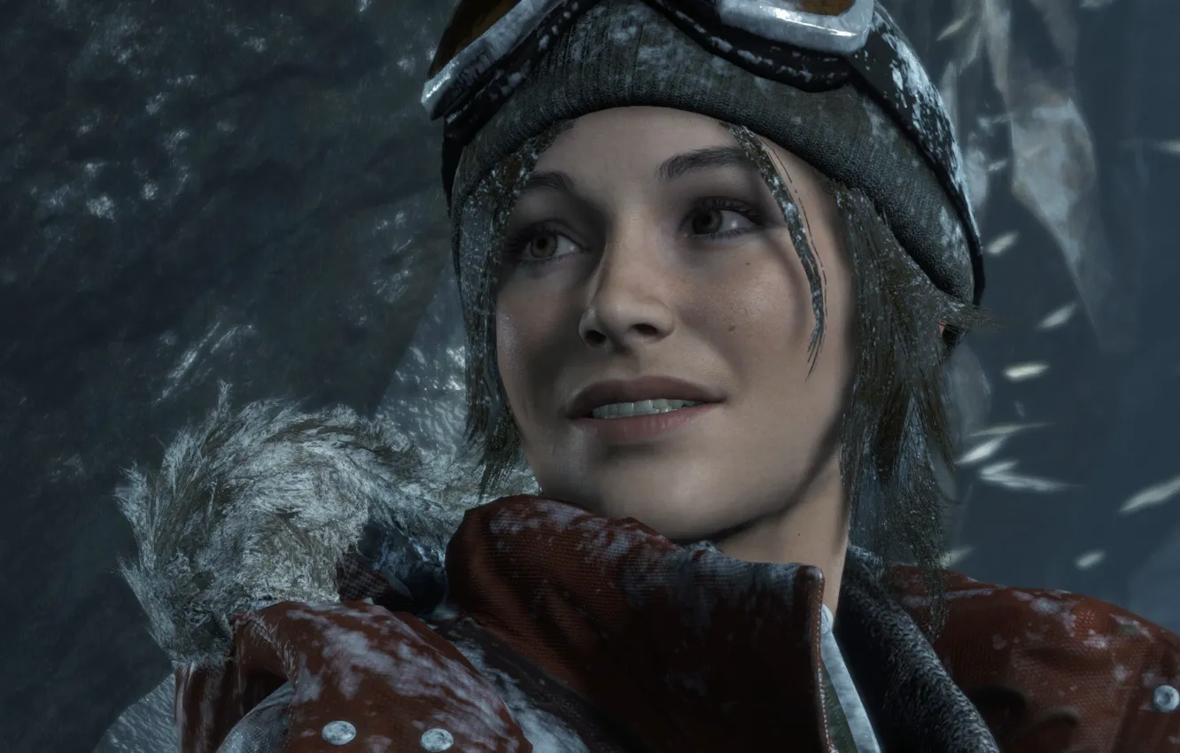 Photo wallpaper Snow, Lara Croft, Rise Of The Tomb Raider