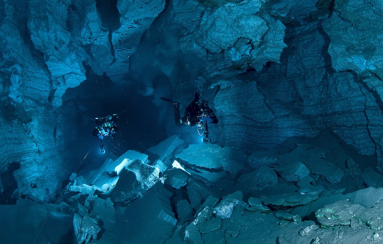 Photo wallpaper water, danger, the diver, diving, water, risk, diving, danger