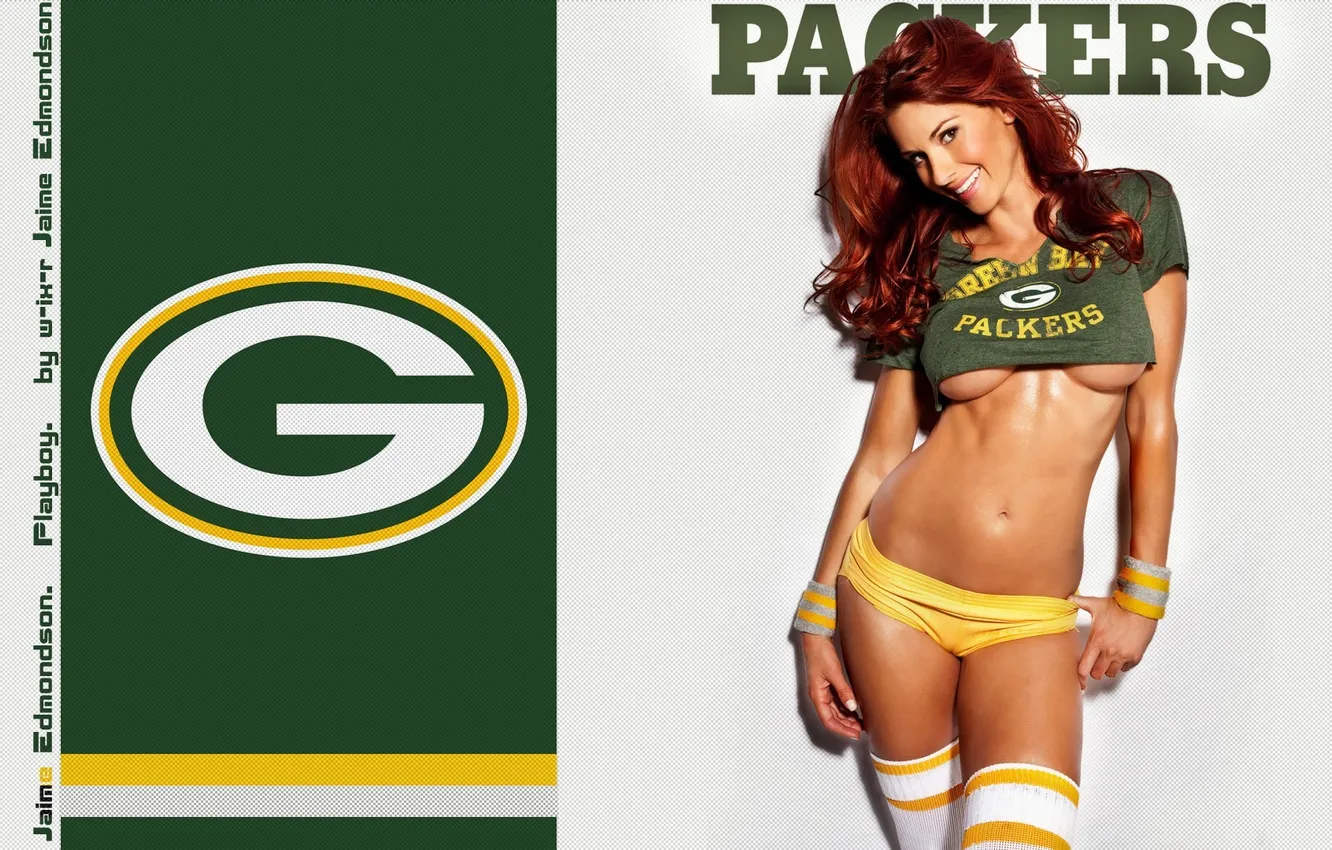 Photo wallpaper girl, playboy, Jaime Edmondson