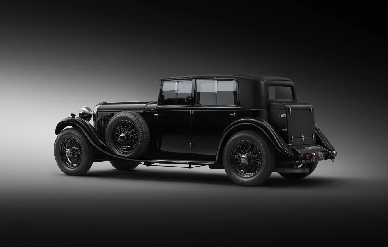 Photo wallpaper Bentley, Bentley, 1930, Bentley Mulsanne, Black and white, Luxury car, Luxury car