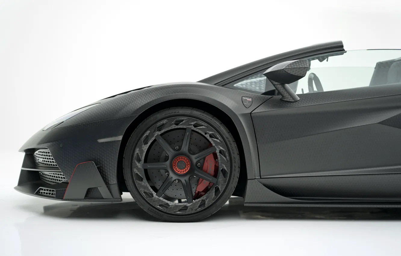 Photo wallpaper Roadster, Lamborghini, wheel, supercar, Aventador, Mansory, 2019, Carbonado Evo