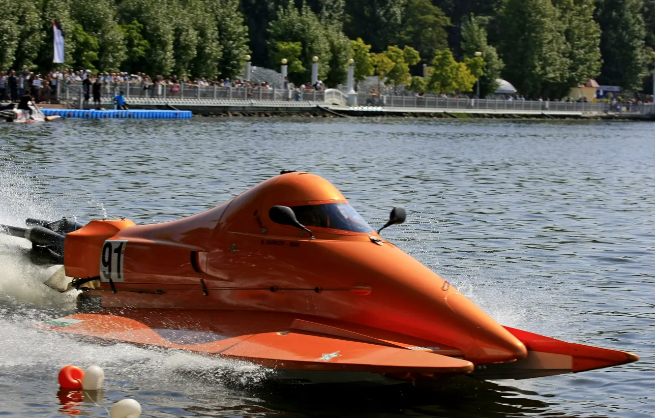 Photo wallpaper race, boat, speed