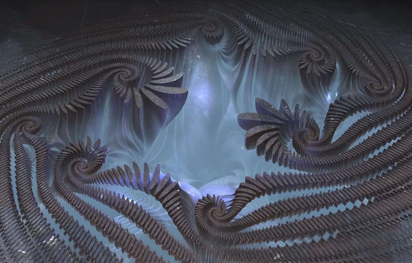 Photo wallpaper pattern, details, zavitki