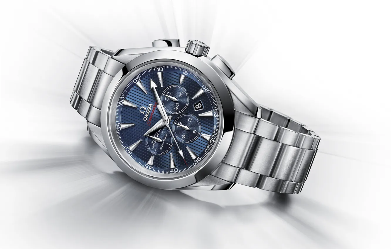 Photo wallpaper watch, Omega, “London 2012“, Chronograph, Seamaster Aqua Terra Co-Axial