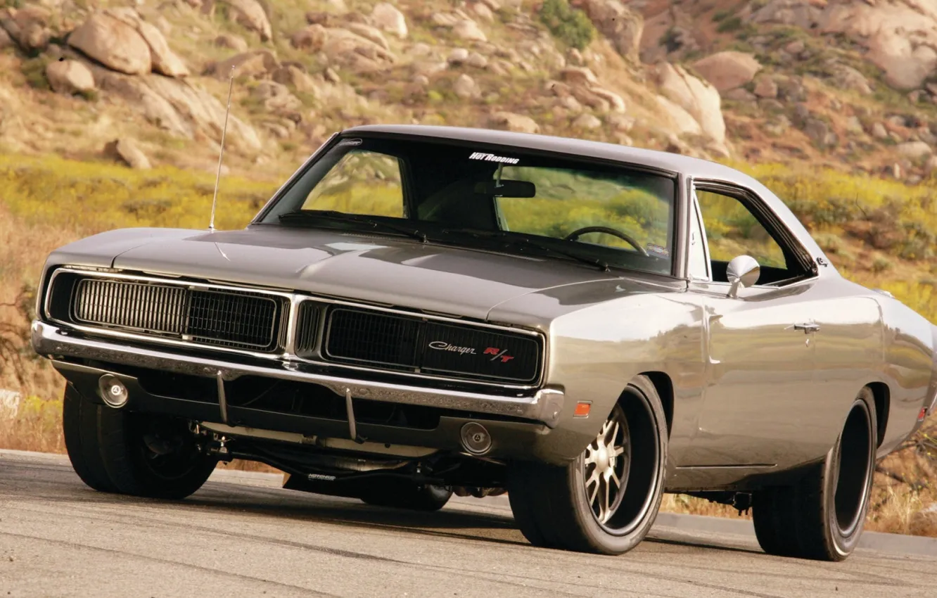 Photo wallpaper Muscle, Dodge, Classic, Charger R/T