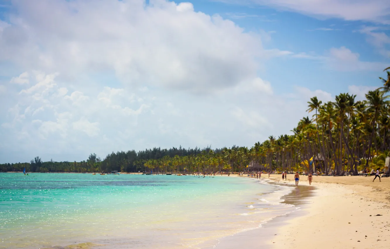 Photo wallpaper sand, sea, beach, water, the ocean, stay, vacation, ocean