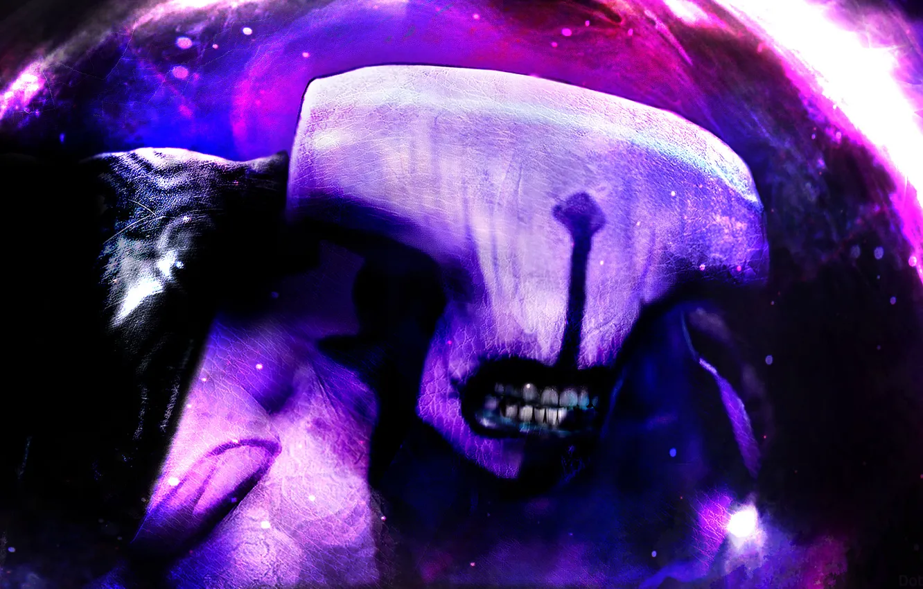 Photo wallpaper art, sphere, Dota 2, Faceless Void, Dark terror