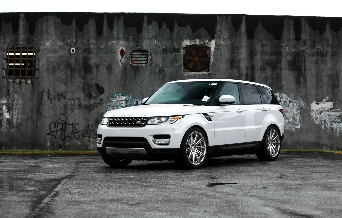 Photo wallpaper SUV, Range Rover, Range Rover Sport, White